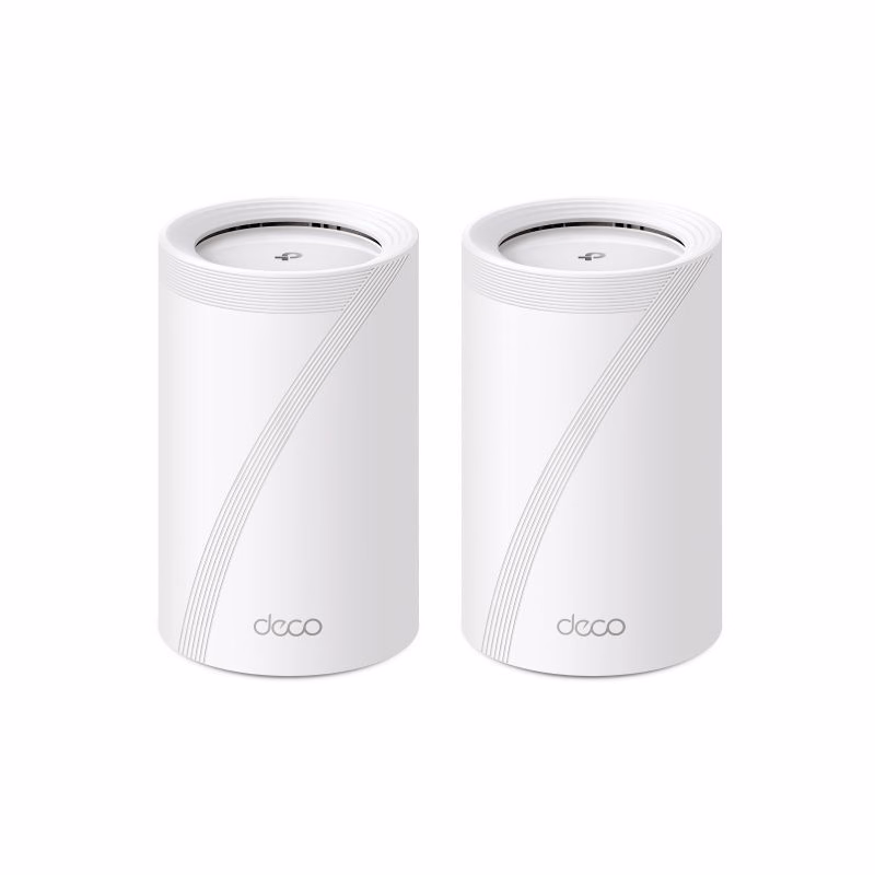 TP-Link Deco BE65(2-pack) BE9300 Trojpásmový systém Mesh WiFi 7 pre celú domácnosť, 4x 2.5GLAN, USB, 2,4/5/6GHz, HomeShield