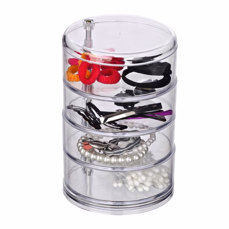 Kozmetický organizér Tower transparentný