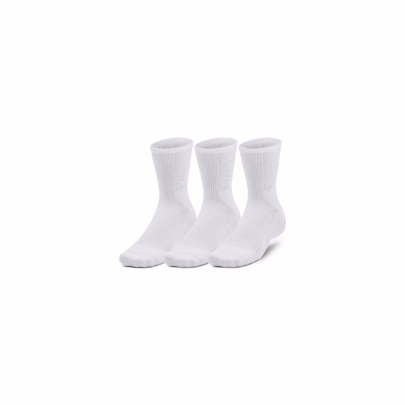 Ponožky UNDER ARMOUR UA 3-Maker 3 pack Mid-Crew-WHT-1373084-100