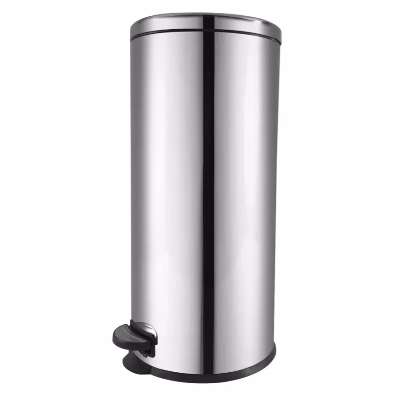 Odpadkový kôš 30 l striebro