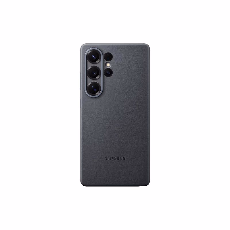 Samsung Ochranný kryt z vegánskej kože pre Galaxy S25 Ultra Black