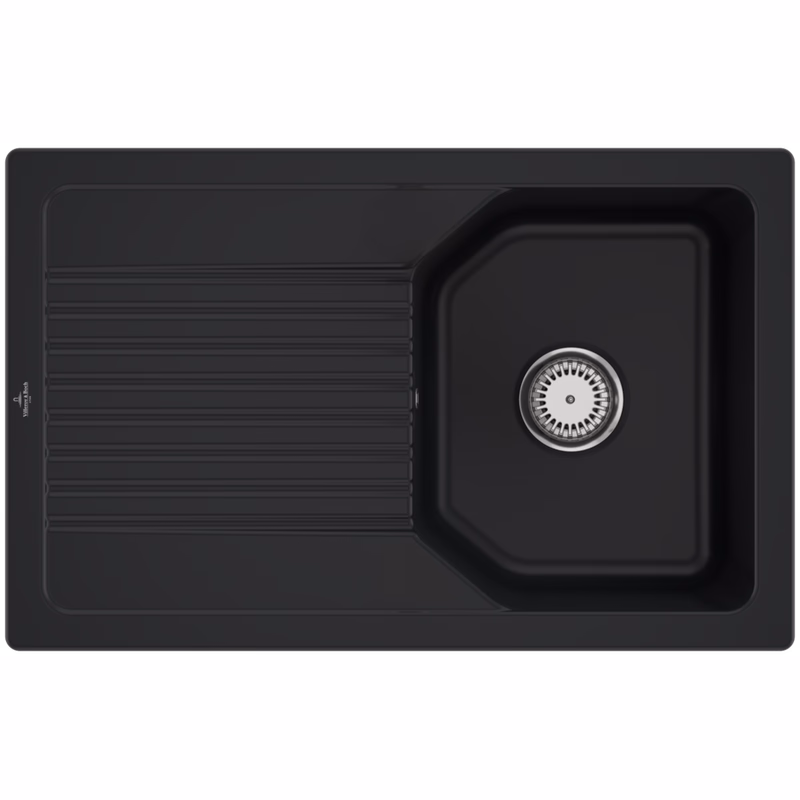 VILLEROY & BOCH VILLEROY & BOCH - Keramický drez Villeroy & Boch Linara 45, 338401R7 Pure Black 338401R7