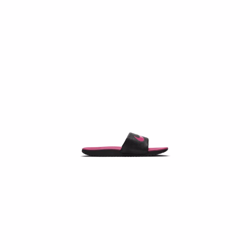 Dievčenské šlapky (plážová obuv) NIKE Kawa Jr black vivid pink
