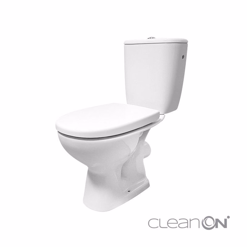 CERSANIT - WC KOMBI 613 ARTECO 010 3/5 NEW CLEANON + DUROPLAST SEDADLO SOFTCLOSE K667-052