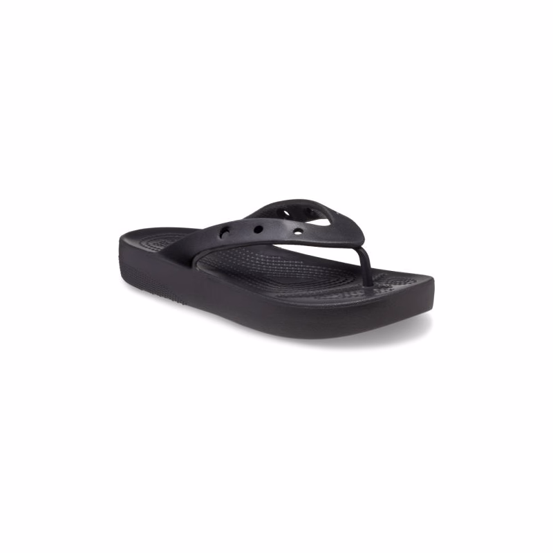 Dámske žabky (plážová obuv) CROCS Classic Platform Flip W black