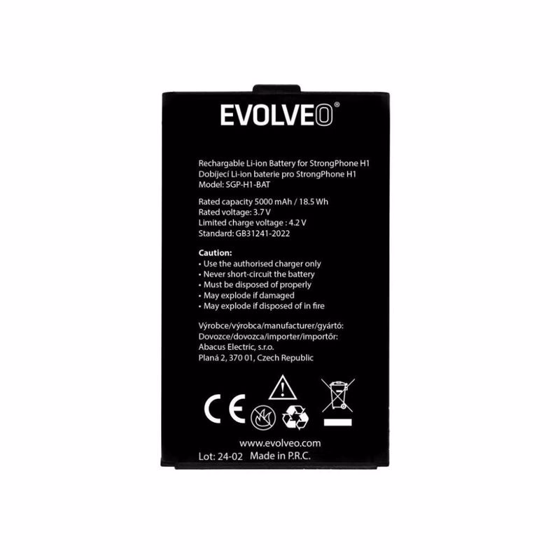 EVOLVEO originálna batéria 5000 mAh pre StrongPhone H1