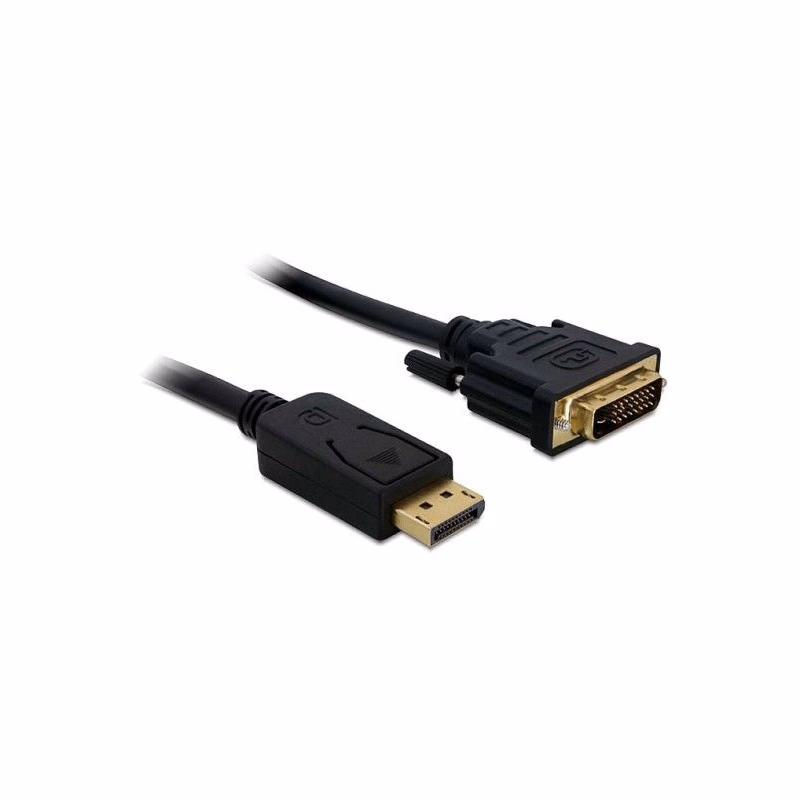 Delock kábel DisplayPort (samec) na DVI 24 +1 (samec), 1m