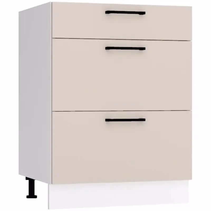 Kuchynská skrinka Max D60s/3 svetlobéžová