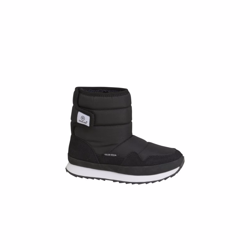 Detské vysoké zimné topánky COLOR KIDS Boots W. 1 velcro, black