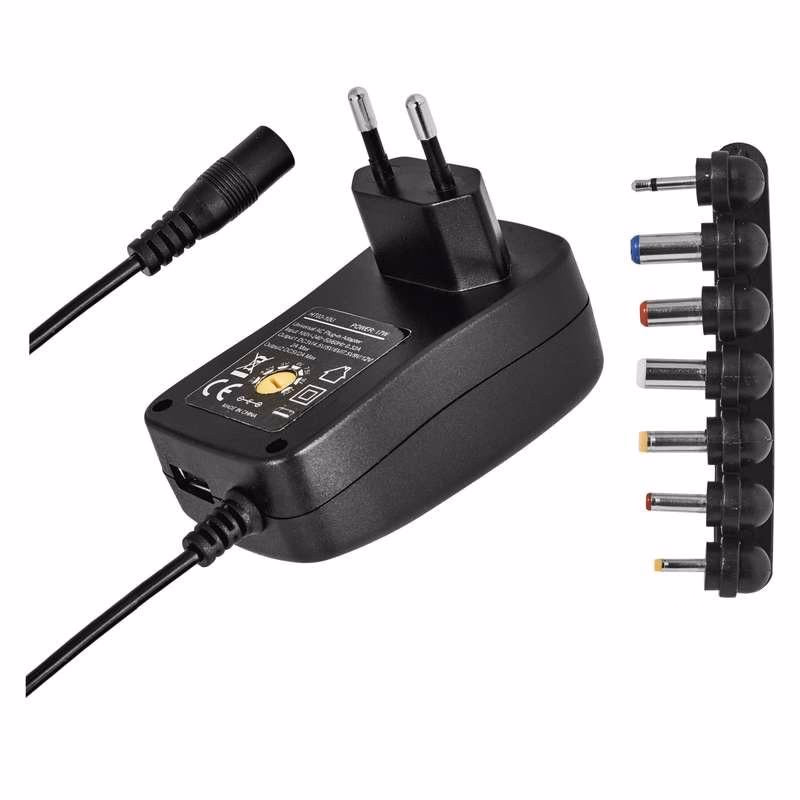 Emos univerzálny napájací zdroj pulzný N3112, 3-12 V / 1.5 A max., s hrebienkom, USB
