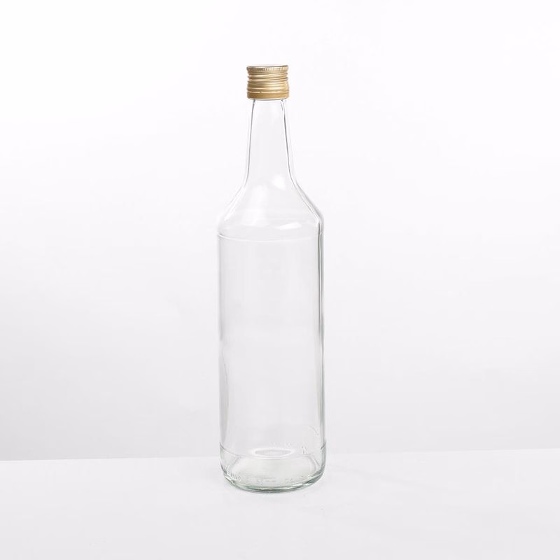 Sklenená fľaša so skrutkovacím uzáverom, 1l