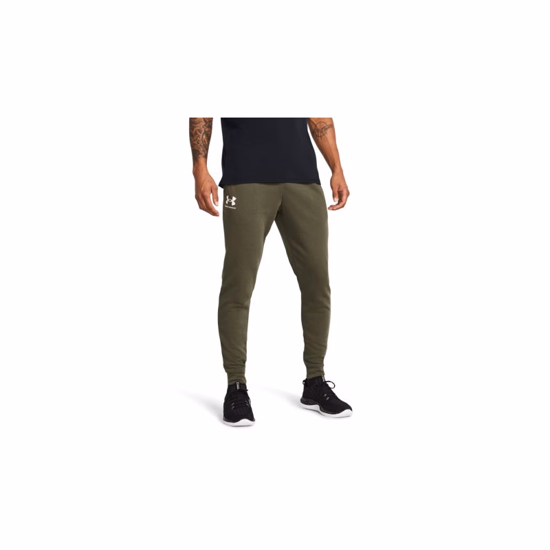Pánske tepláky UNDER ARMOUR UA Rival Terry Jogger-GRN