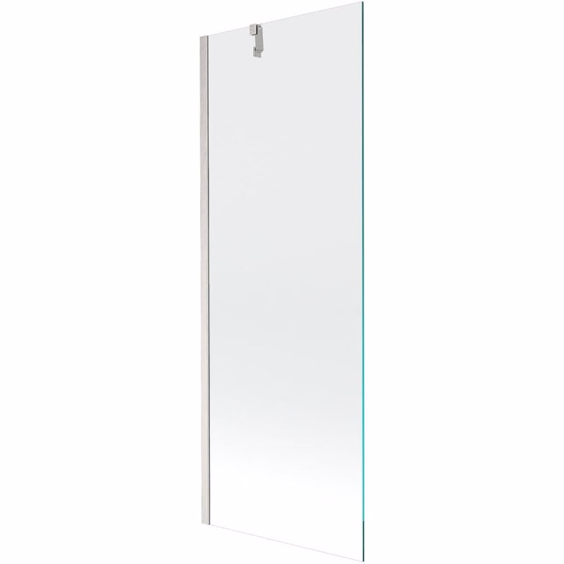 MEXEN/S - Next vaňová zástena FIX 70 x 150, transparent, nikel kefovaná 895-070-000-00-00-97