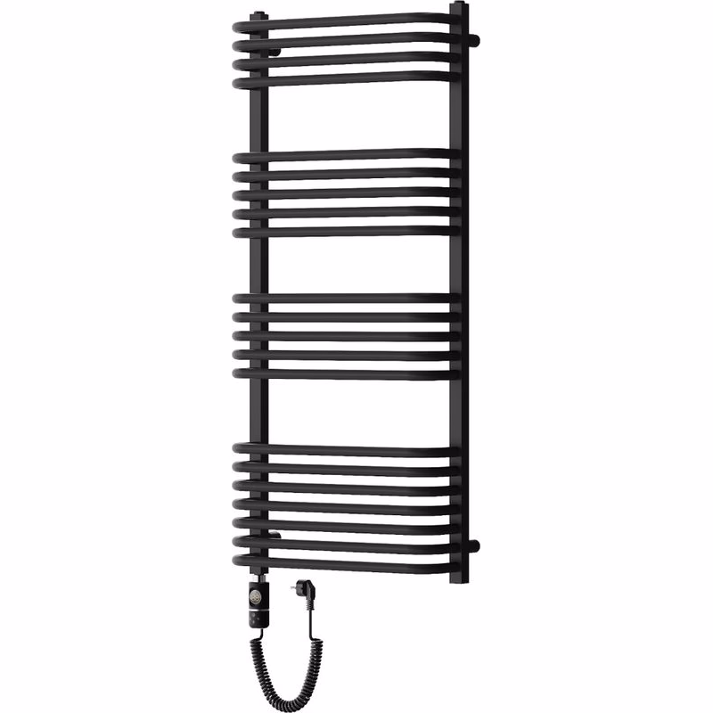 MEXEN/S - Apollo radiátor + vykurovacia tyč 1210 x 550 mm, 600 W, čierna W117-1210-550-2600-70