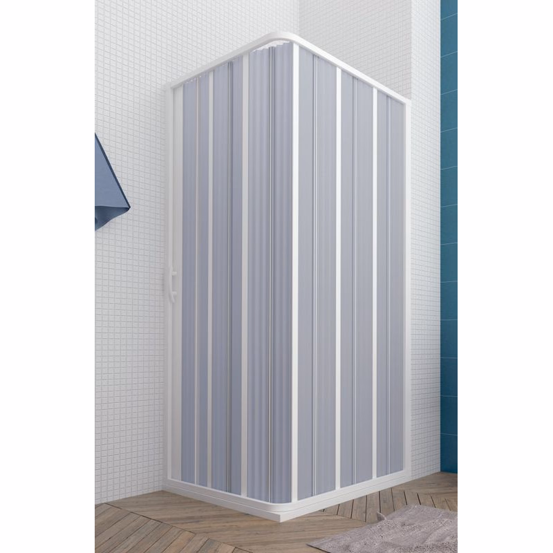 FORTE - Sprchová zástena FLEX - VENERE NEW - Rozmer A - 80, Rozmer B - 80, Rozmer C - 185, Typ otvárania - Zatváranie na stranu OLBBXF110001