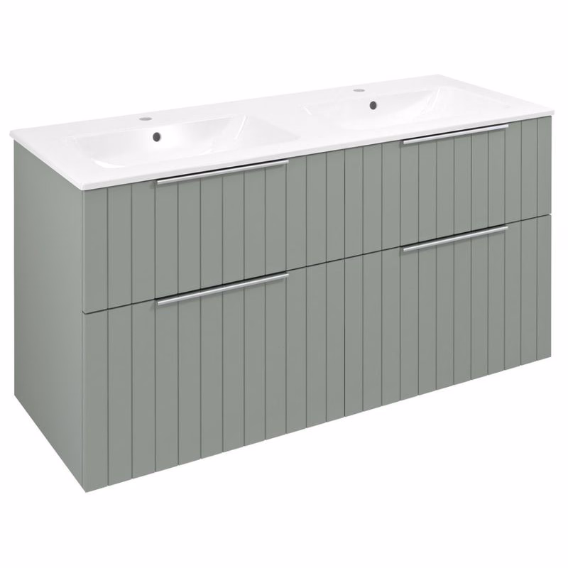 SAPHO - CIRASA STRIP umývadlová skrinka 118,4x64x46cm, verde CR121-4444S-21