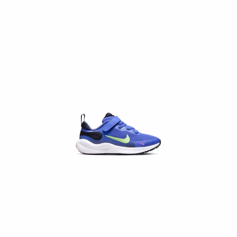Chlapčenská športová obuv (tréningová) NIKE Revolution 7 ultramarine lime blast dark obsidian