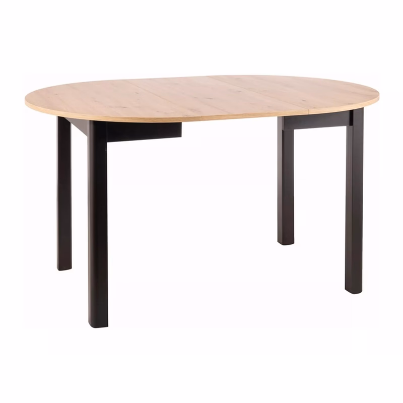 Signal Rozkladací jedálenský stôl DANTE | dub artisan / čierna 102 x 102 cm