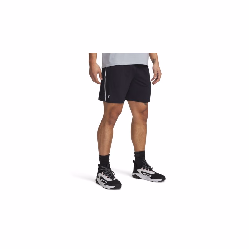 Pánske teplákové kraťasy UNDER ARMOUR PROJECT ROCK Mesh Short-BLK