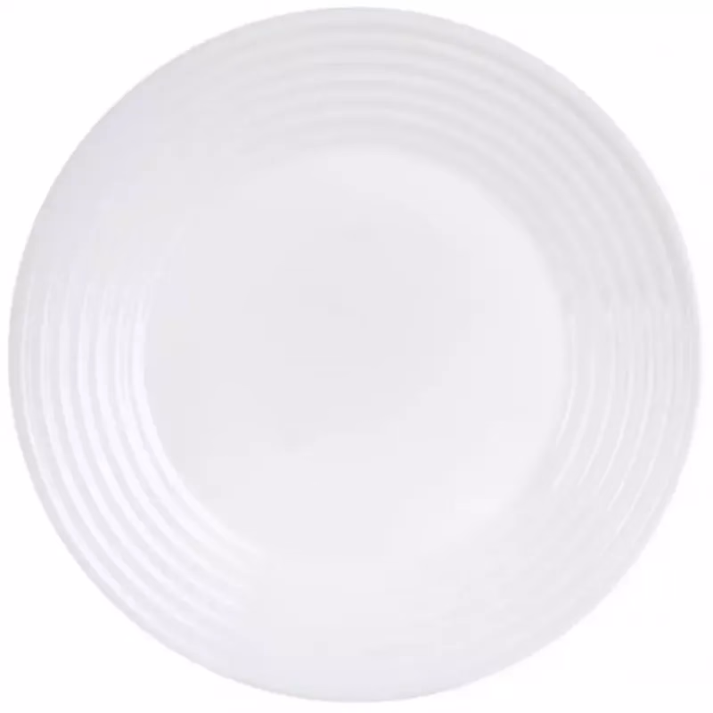 Sklenený tanier plytký 25 cm Harena