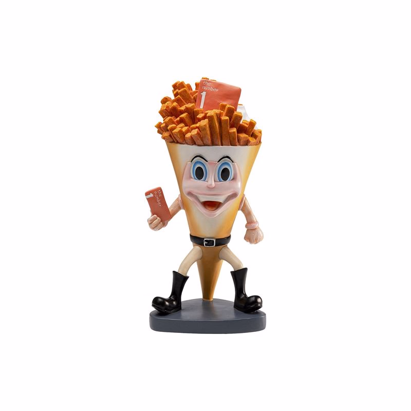 French Fries dekoračná figúrka viacfarebná 22 cm