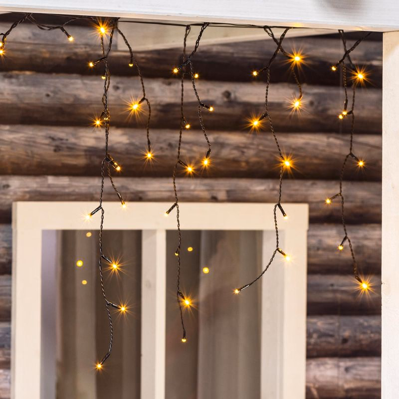 Svetelná clona Ľadový dážď, 180 LED diód