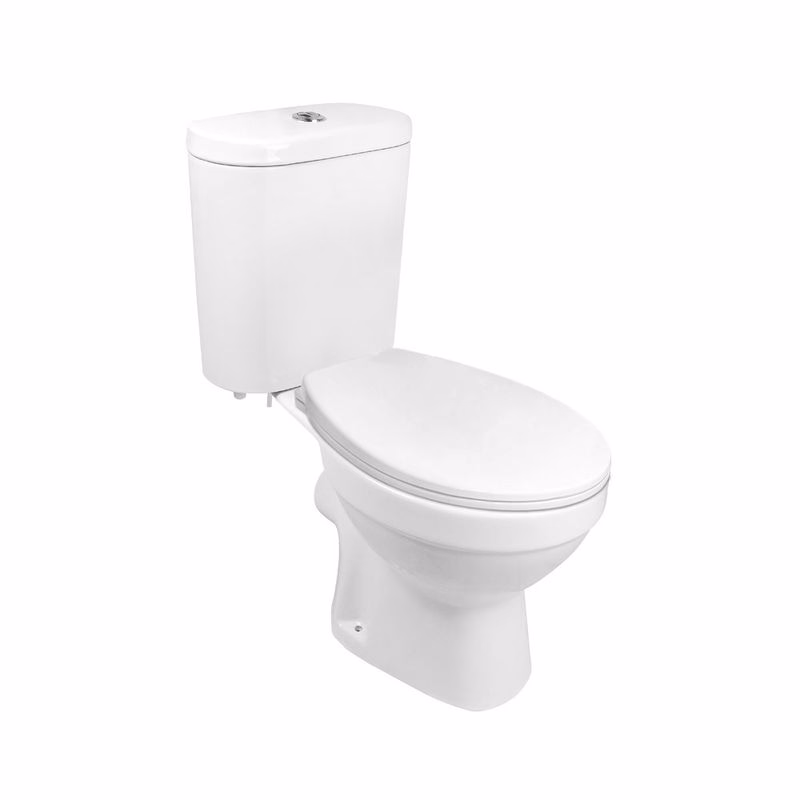 Mereo WC kombi, RIMLESS, zadný odpad s armatúrou VSD99