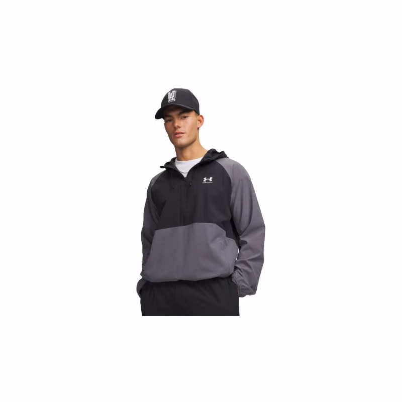 Pánska tréningová bunda UNDER ARMOUR UA Vibe Woven Anorak-GRY