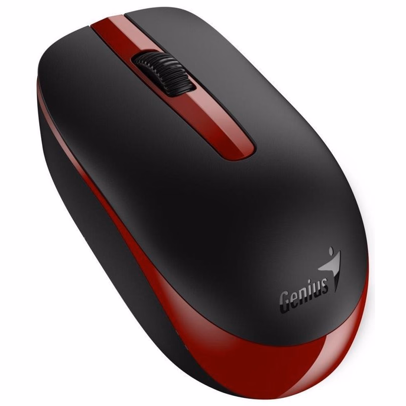 GENIUS myš NX-7007/ 1200 dpi/ bezdrôtová/ BlueEye senzor/ čiernočervená