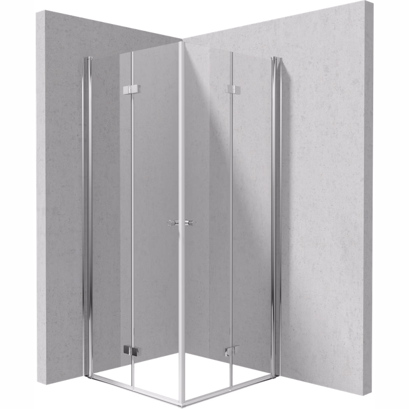 DEANTE/S - Sprchovací kút dvojité skladací 80x70 KTSX047P+KTSX042P KERRIA/0395
