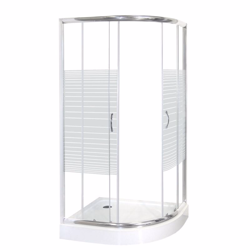 KERRA - Sprchovací kút s vaničkou Madera 100x80 Ľavá 5907548117809