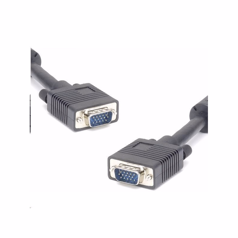 PREMIUMCORD Kábel k monitoru HQ (Coax) 2x ferrit, SVGA 15p, DDC2, 3xCoax+8žil, 2m