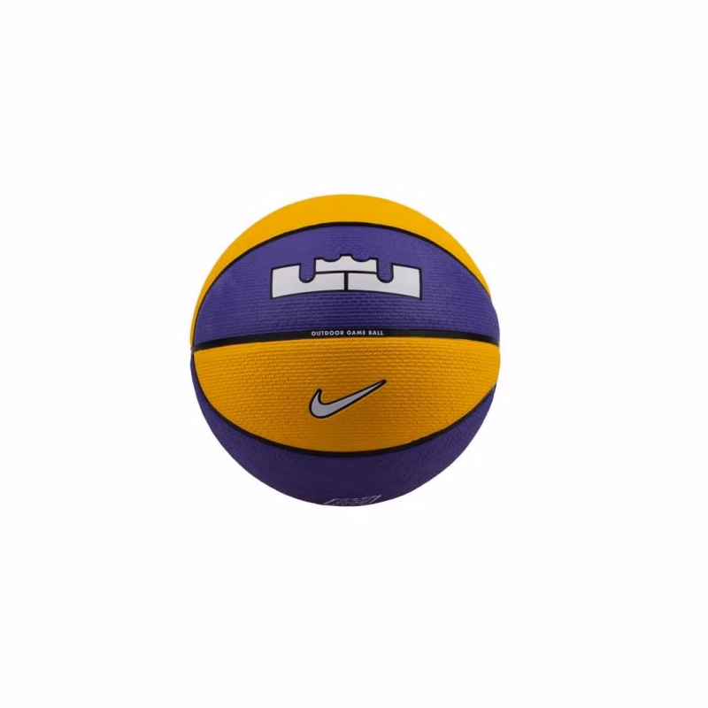 Basketbalová lopta NIKE PLAYGROUND 8P 07 2.0 LB JAMES COURT PURPLE AMARILLO BLACK WHITE