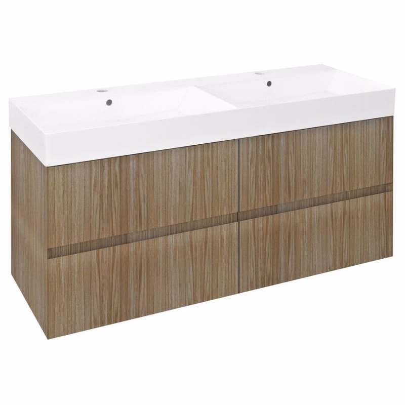 SAPHO - FILENA umývadlová skrinka 118x51,5x43cm, dub FID1212D