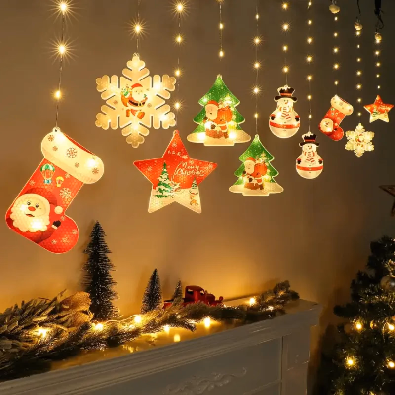 Svetelná clona LED 120l mix 10 ks vonkajšie Transf