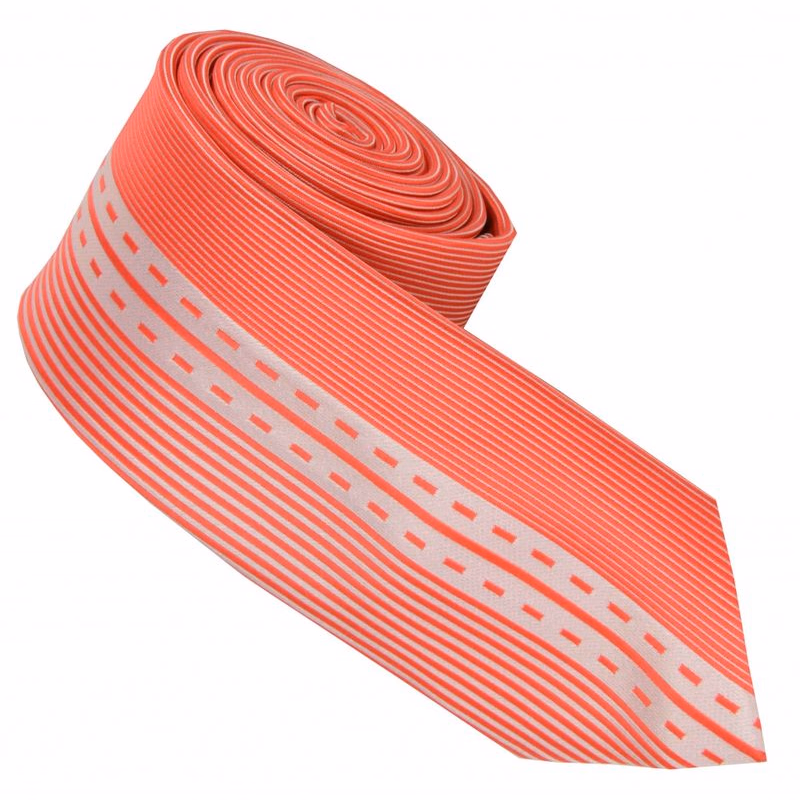 30025-30 Oranžová kravata REMENDIK.