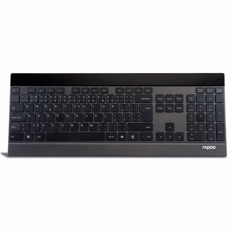 RAPOO Klávesnica E9270p USB, multimediálna, bezdrôtová, čierna, CZ