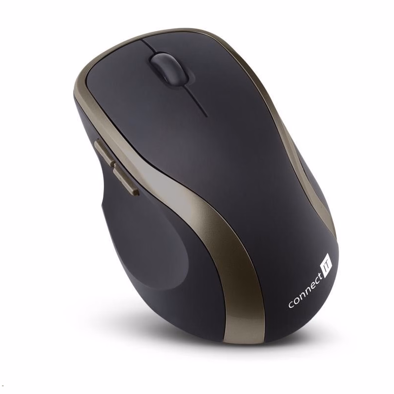 CONNECT IT Bezdrôtová laserová myš WM2200 (+ 2x AAA batéria zadarmo), čierna