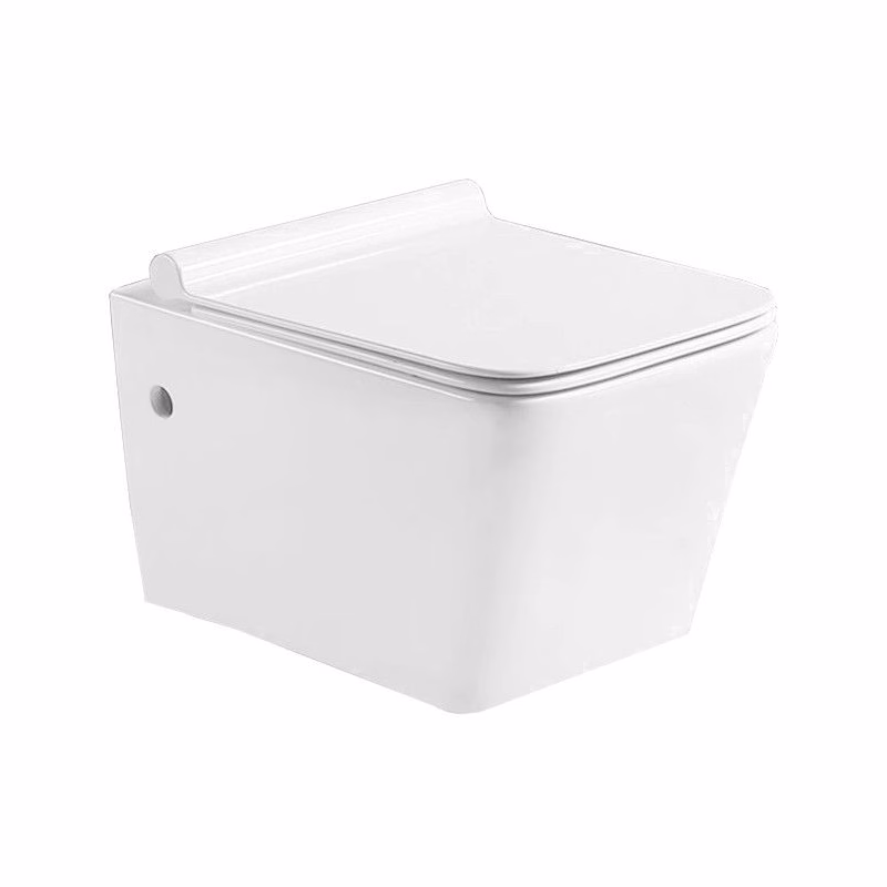MEXEN - Cube Závesná WC misa vrátane sedátka s slow-slim, duroplast, biela 30924000