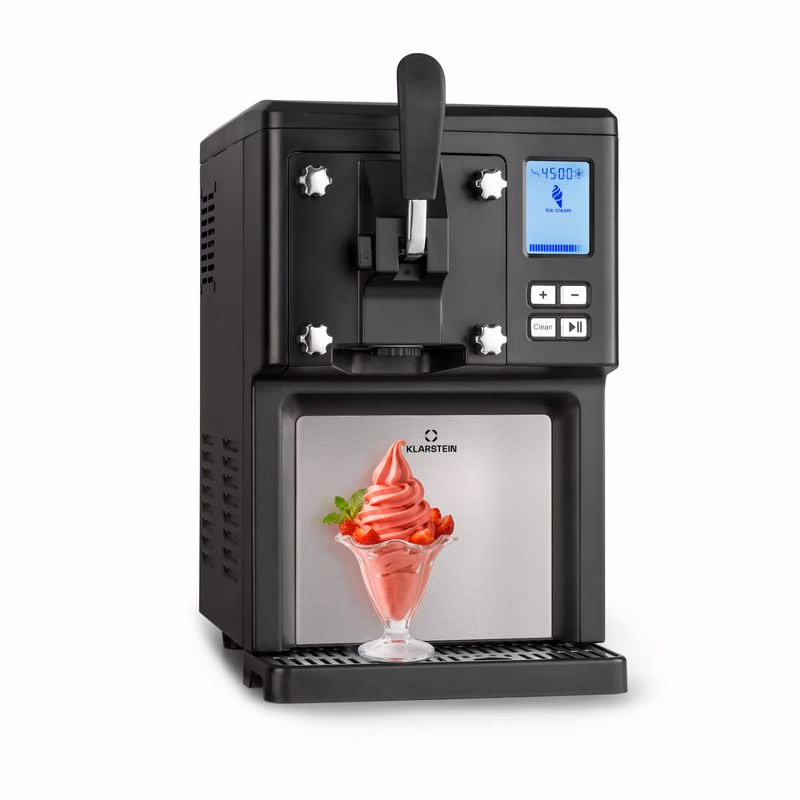 Klarstein Sweet Sundae zmrzlinovač kompresor 1,5l nehrdzavejúca oceľ čierny