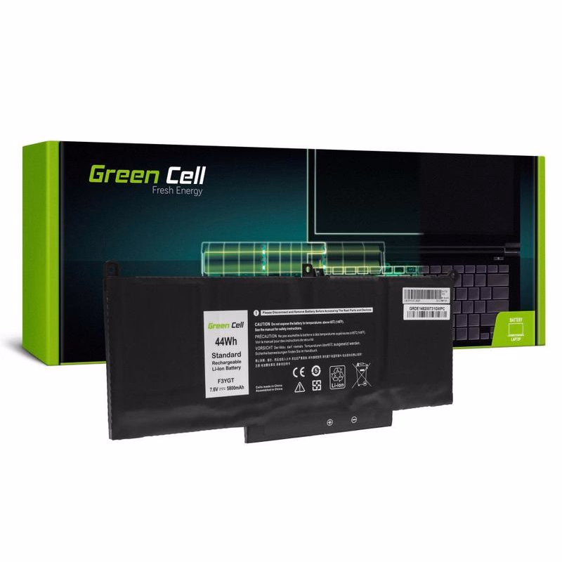 Green Cell Battery F3YGT pre Dell Latitude 7280 7290 7380 7390 7480 7490
