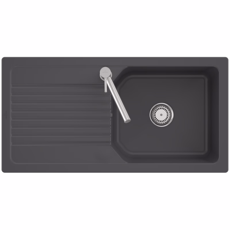 VILLEROY & BOCH VILLEROY & BOCH - Keramický drez Villeroy &amp; Boch Linara 60, 338601i4 Graphit 338601i4