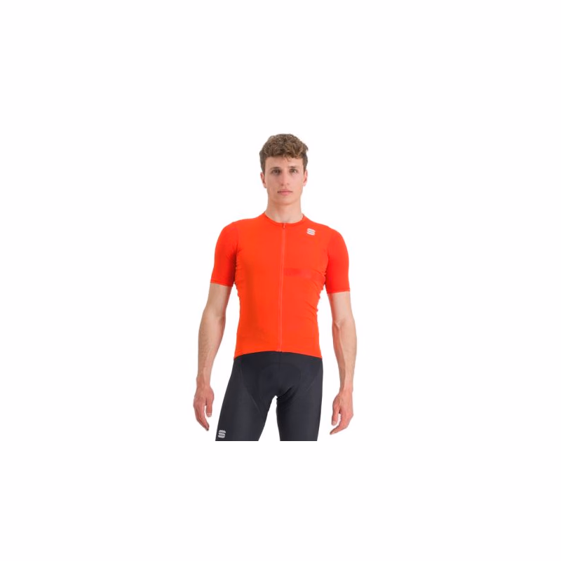 Pánsky cyklistický dres s krátkym rukávom SPORTFUL Matchy short sleeve jersey, chili red
