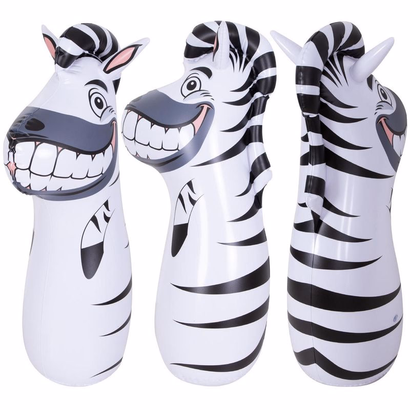 Nafukovacie boxovacie vrece pre deti, Zebra