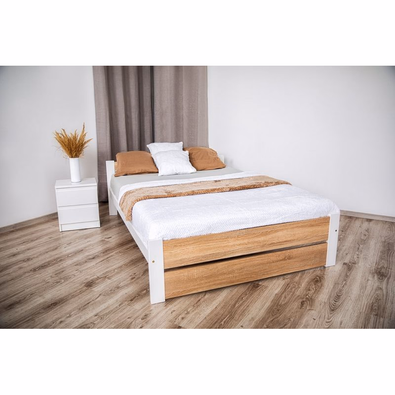 Elvisia Posteľ LEA s roštom | 120 x 200 cm Farba: dub sonoma