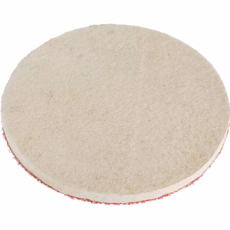Leštiaci kotúč filcový, so suchým zipsom, 125 mm, Drel