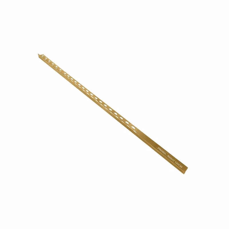 BESCO - Spádová lišta NEO - zlatá - Farba - Zlatá, Materiál - Nerez, Rozmer A - 120, Variant - Pravá ZLLSN120PZL