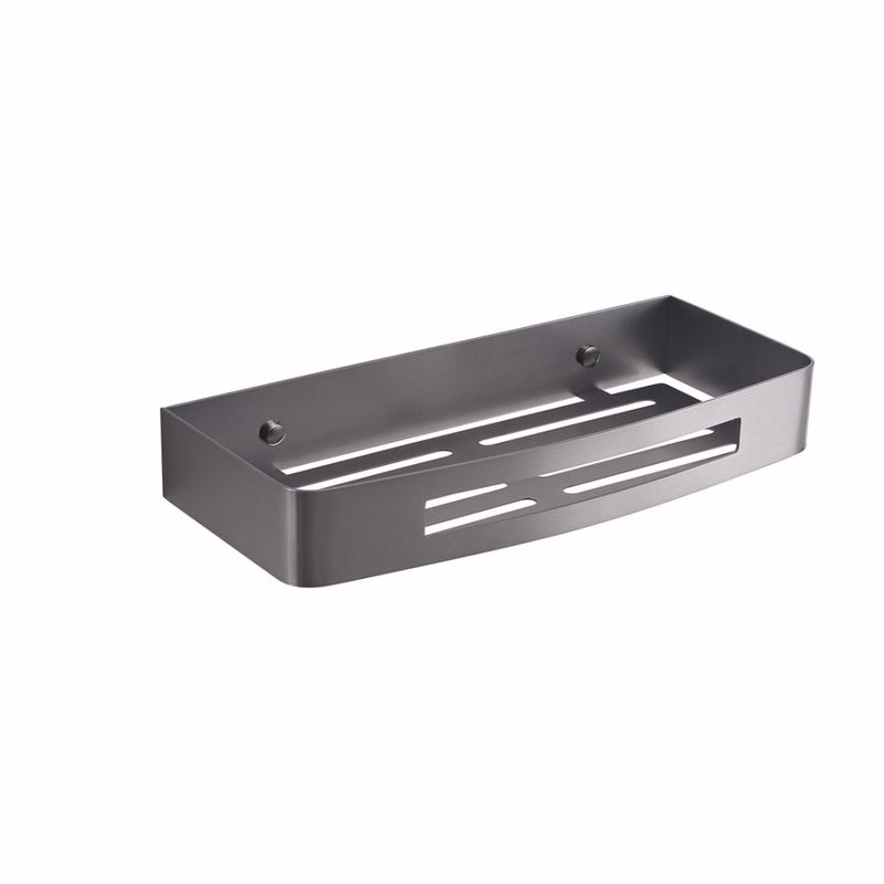 Gedy - SMART polička do sprchy, 300x45x128, gun metal 241781