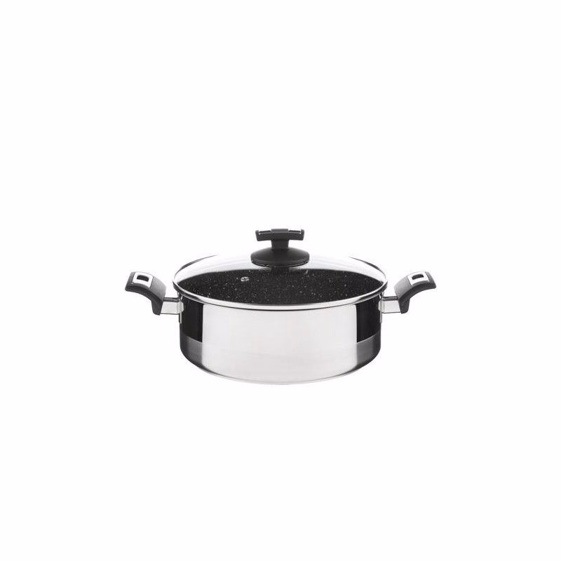 Kolimax Kastról CERAMMAX PRO COMFORT s pokrievkou, priemer 26 cm, objem 5.0l, keramický povrch čiern
