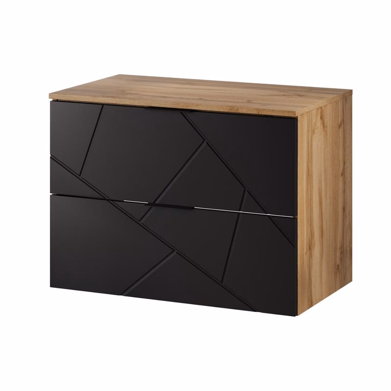 Szynaka Skrinka pod umývadlo MAZI BLACK 38 | 80 cm
